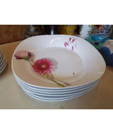 LOT DE 6 ASSIETTES CREUSES