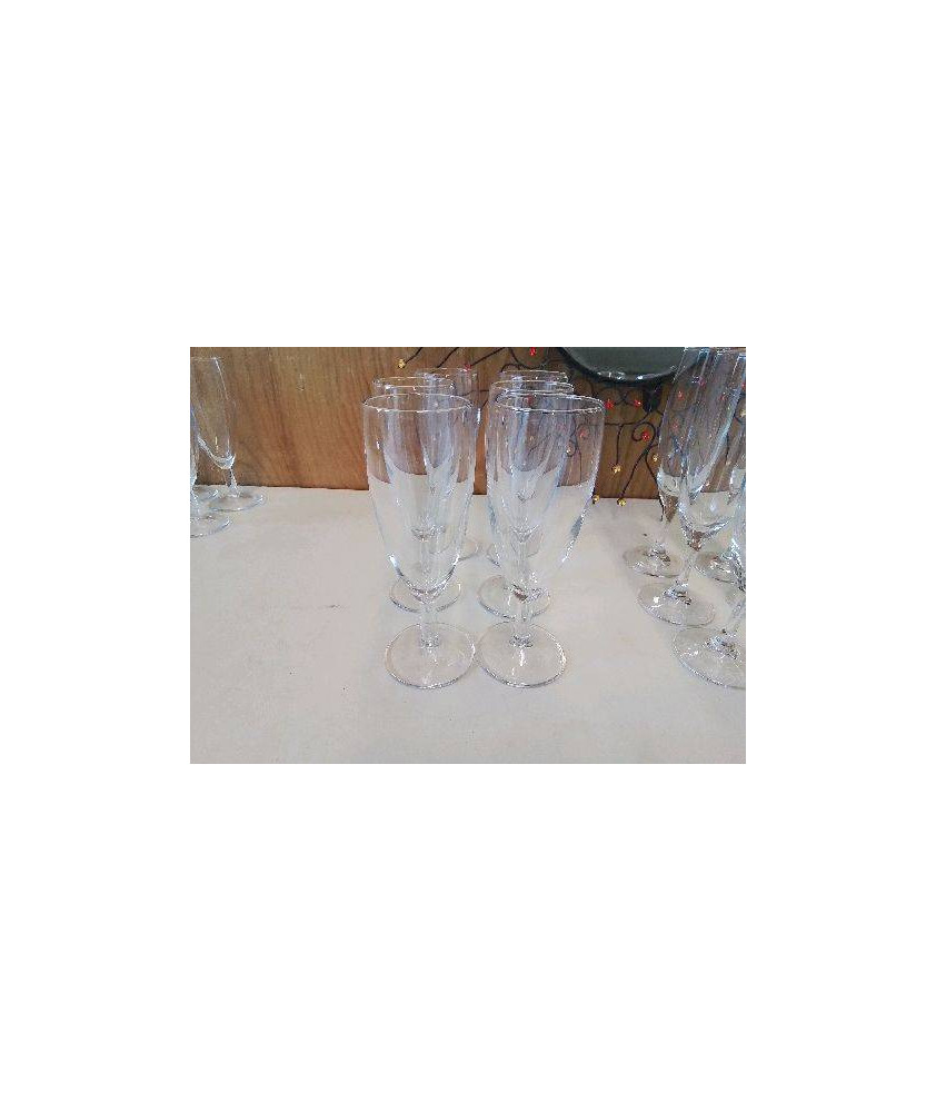 LOT DE 6 FLUTES 