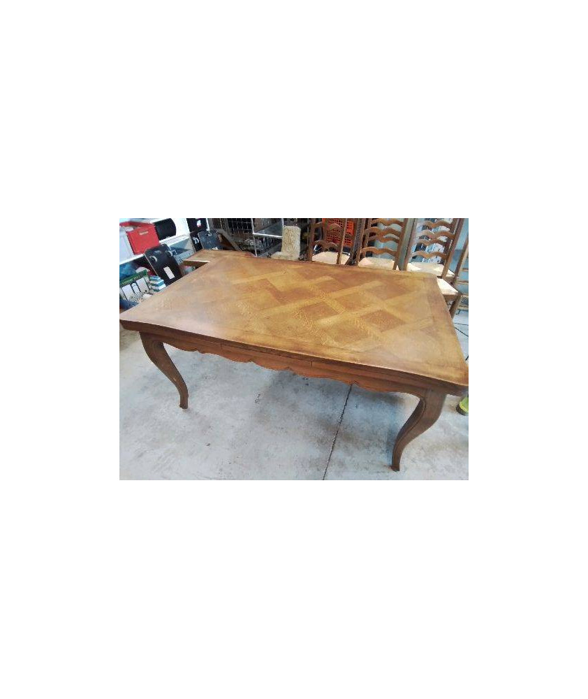 TABLE RECTANGULAIRE STYLE LOUIS XV