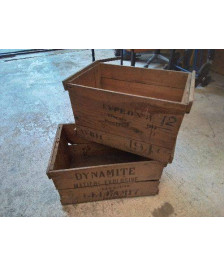 ANCIENNE CAISSE DE DYNAMITE 