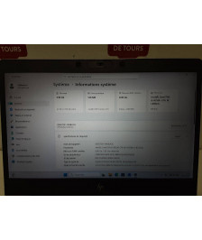 PC PORTABLE HP ELITEBOOK 830 G6 I5-8TH G RAM8GO NVME256GO WIN11 BAT.NEUVE