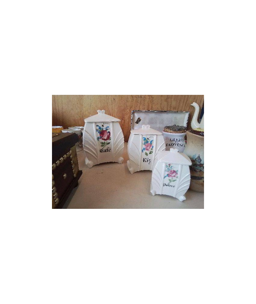 ENSEMBLE POT MOTIF FLORAL 