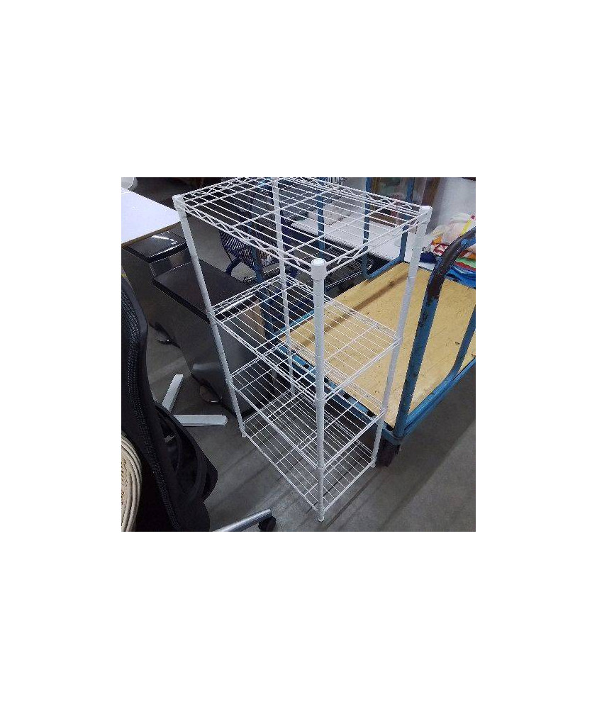 ETAGERE METAL BLANCHE