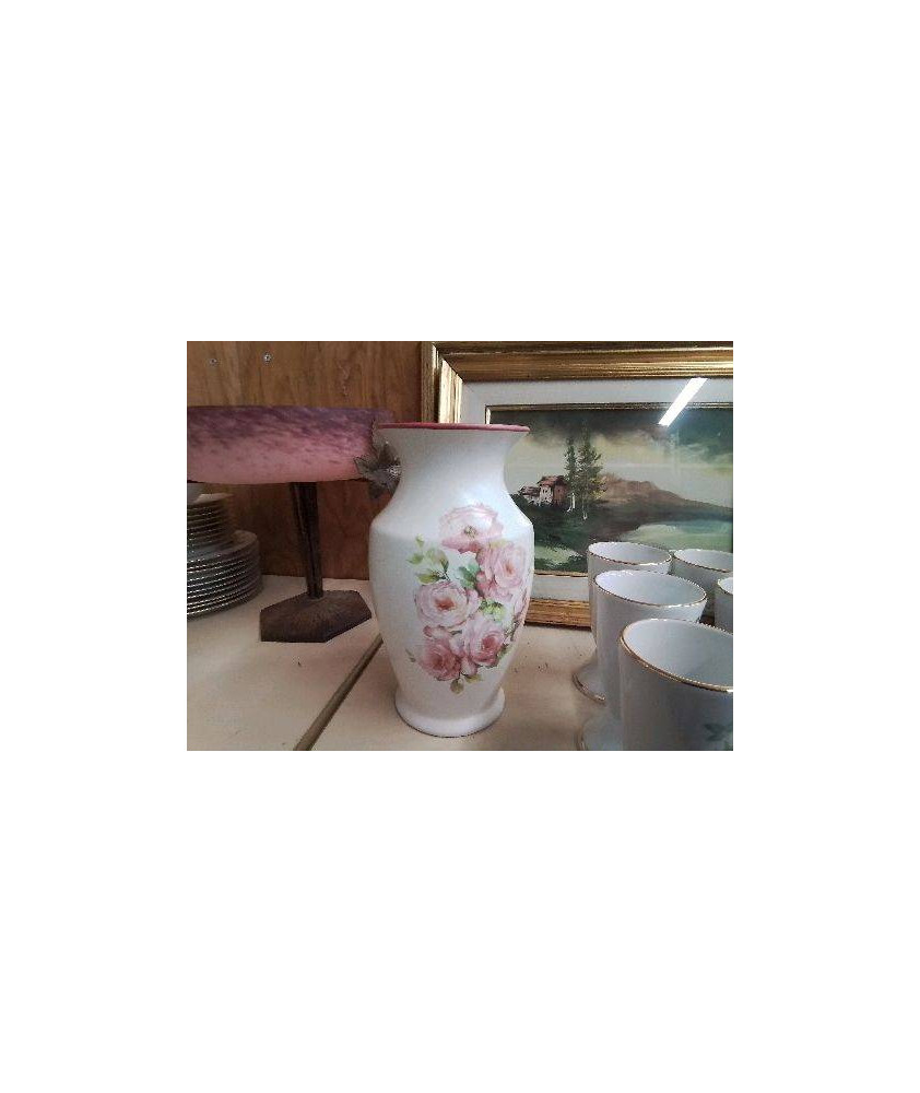 VASE MOTIF FLORAL 