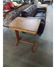 PUPITRE D’ECOLIER BOIS CLAIR ANNÉES 50