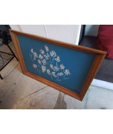 TABLEAU FLEURI MINIMALISTE 