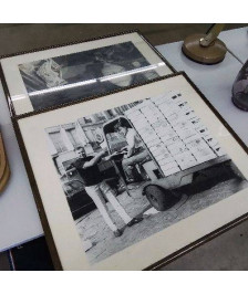 PHOTO NOIR ET BLANC SIGNÉE 