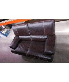 CANAPE CUIR 2 PLACES 