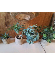 FAUSSE PLANTE ET CACHE POT 