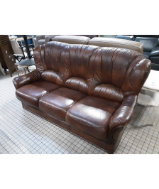 CANAPE  CUIR CONVERTIBLE 3 PLACES