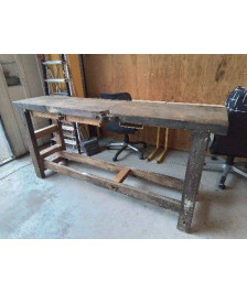 GRAND ETABLI EN BOIS 