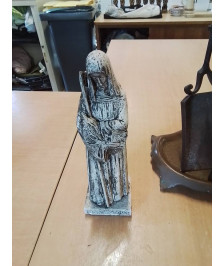 STATUETTE SAINT ANNE PLATRE 31CM