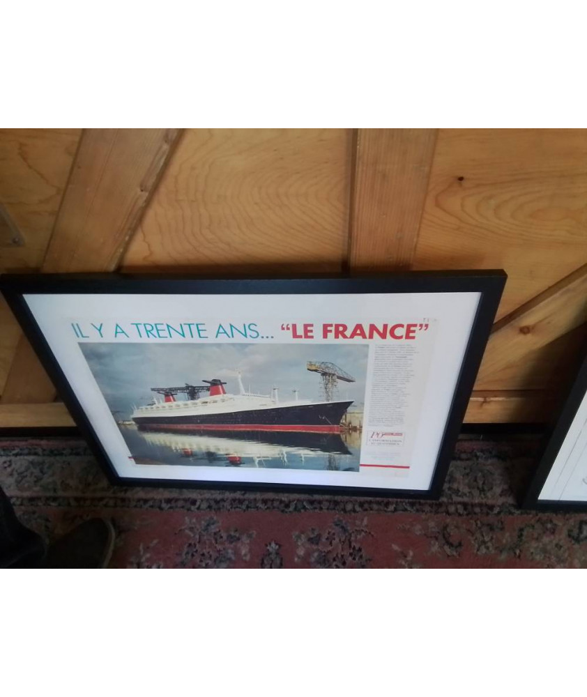 CADRE  IL Y A TRENTE ANS LE FRANCE 