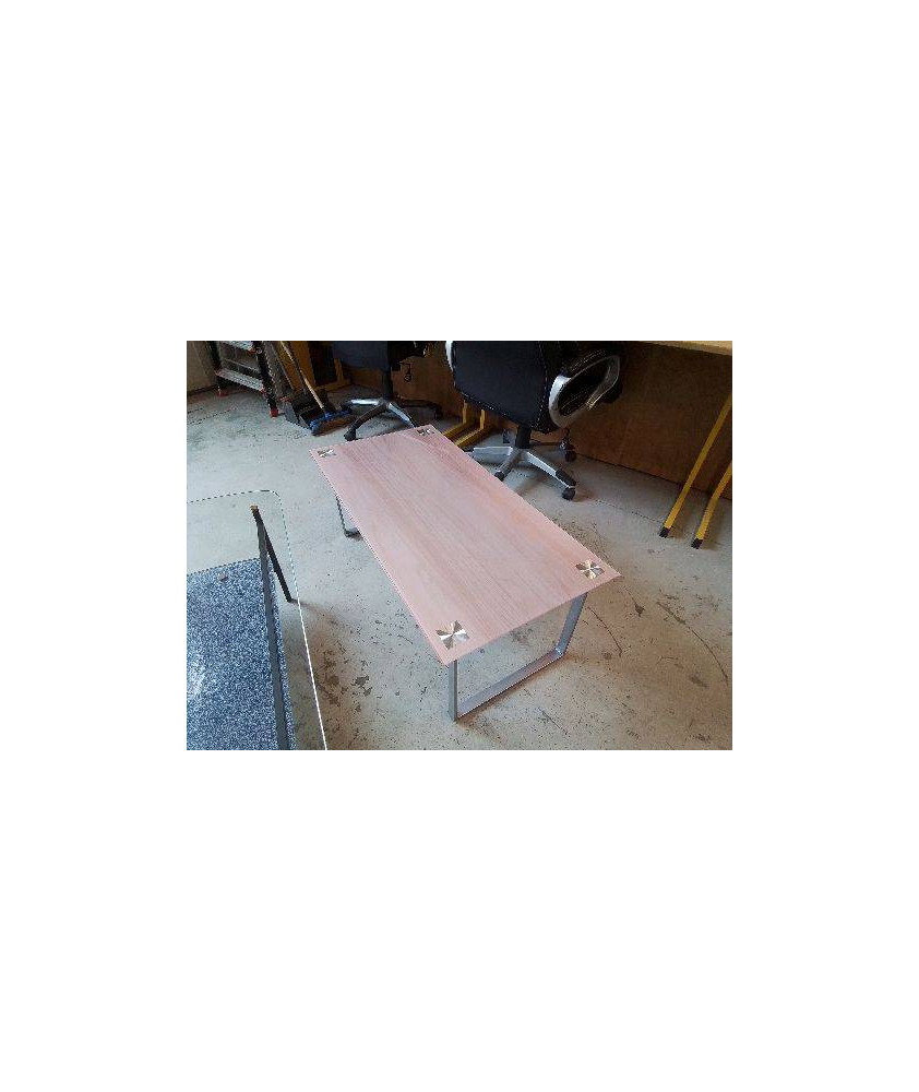 TABLE BASSE PLATEAU EN VERRE