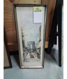 GRAVURE PARIS ARC DE TRIOMPHE DELAUNE