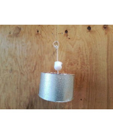 SUSPENSION GRISE INTÉRIEUR ROUGE 