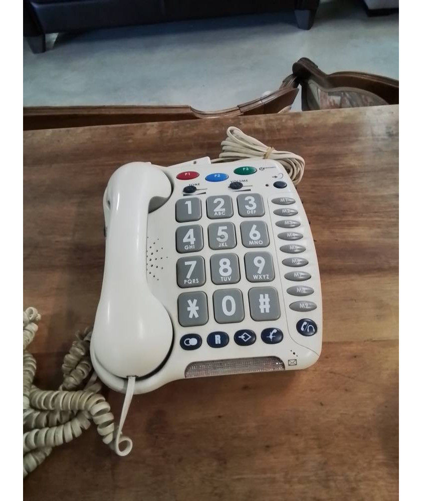 TÉLÉPHONE A GROSSES TOUCHES GEEMARC