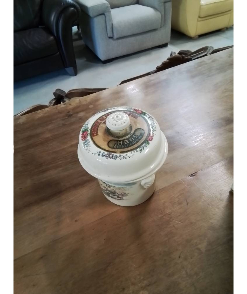 TERRINE A FOIE GRAS SIMPLEX SARREGUEMINES DÉBUT XXE