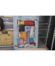 TOILE PEINTE COULEURS 