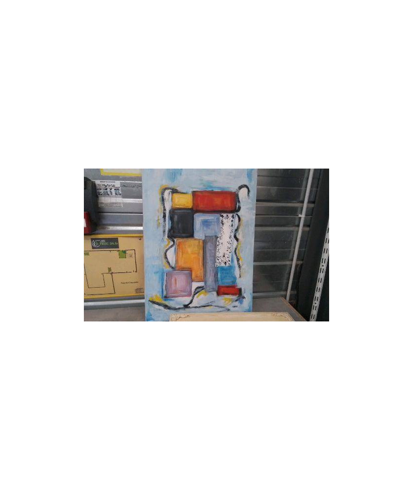 TOILE PEINTE COULEURS 