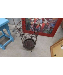 PORTE PARAPLUIE FER OISEAUX 