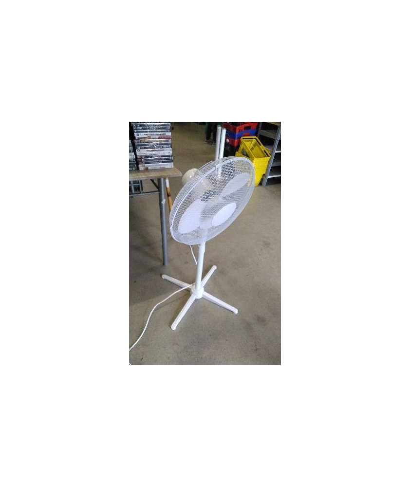 VENTILATEUR SUR PIED BLANC 