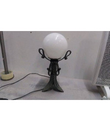 LAMPE VINTAGE FER FORGE 