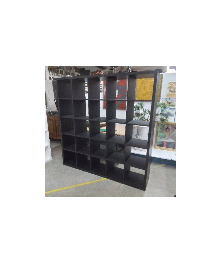 ETAGERE IKEA KALLAX 25 CASES NOIRE