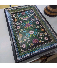 PLATEAU MOTIFS FLEURS