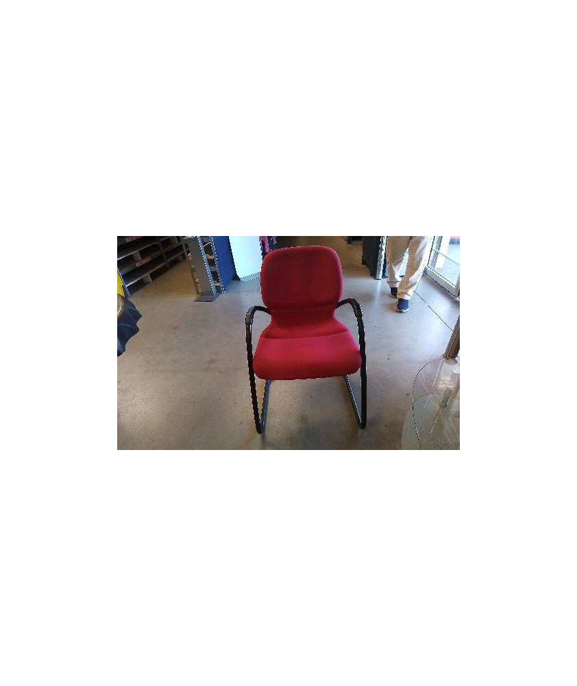 FAUTEUIL D’ATTENTE ROUGE