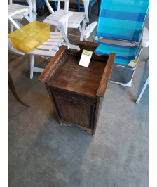 MEUBLE BOIS SCULPTÉ 1 PORTE BATTANTE 