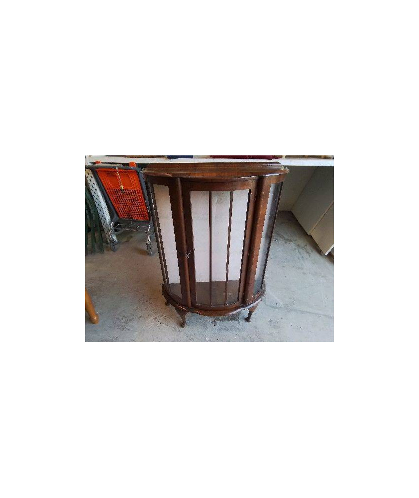 VITRINE EN ACAJOU 