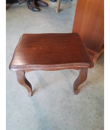 TABLE BASSE RECTANGULAIRE BOIS CHANTOURNÉ PIEDS GALBÉS STYLE RÉGENCE 