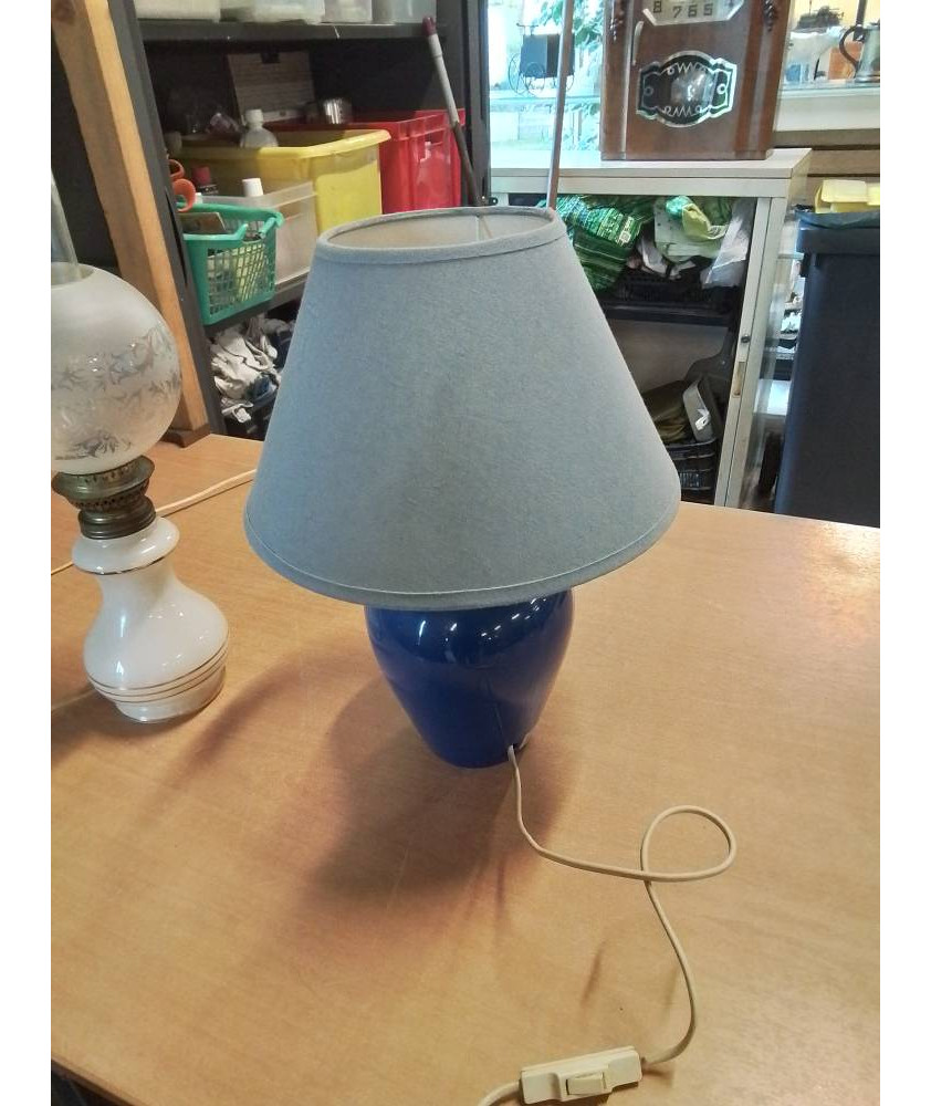LAMPE CÉRAMIQUE BLEU AJ BLEU