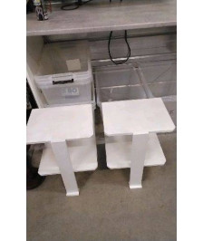 CHEVET BLANC EN L’ETAT