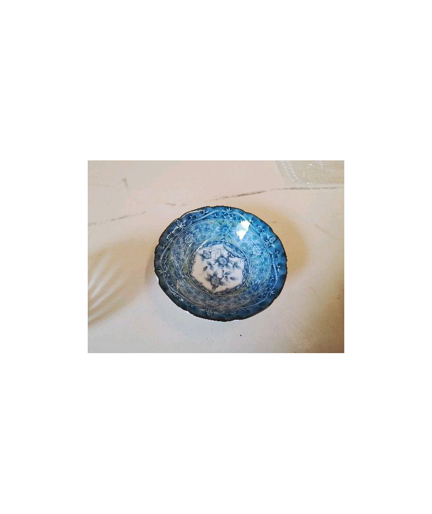 PETITE COUPELLE BLEU MOTIF FLORAL 