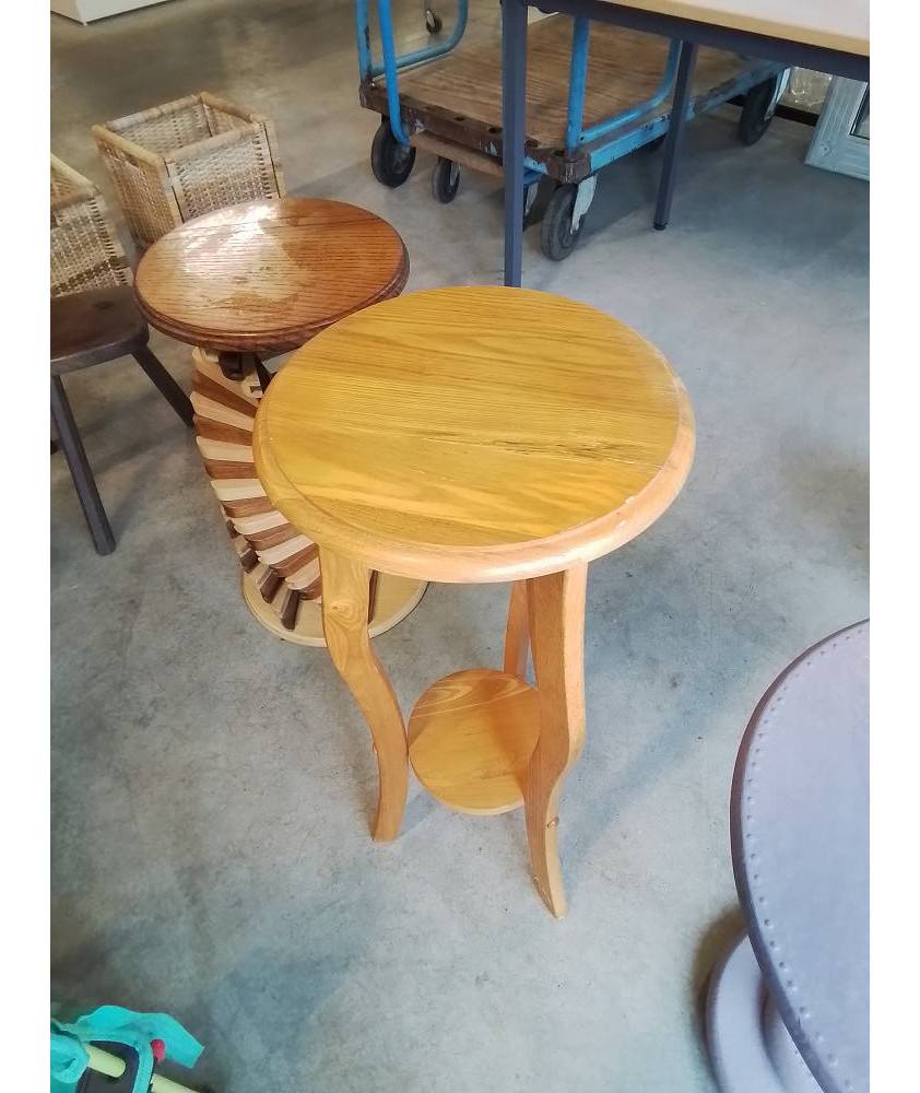 SELLETTE HAUTE RONDE BOIS CLAIR 