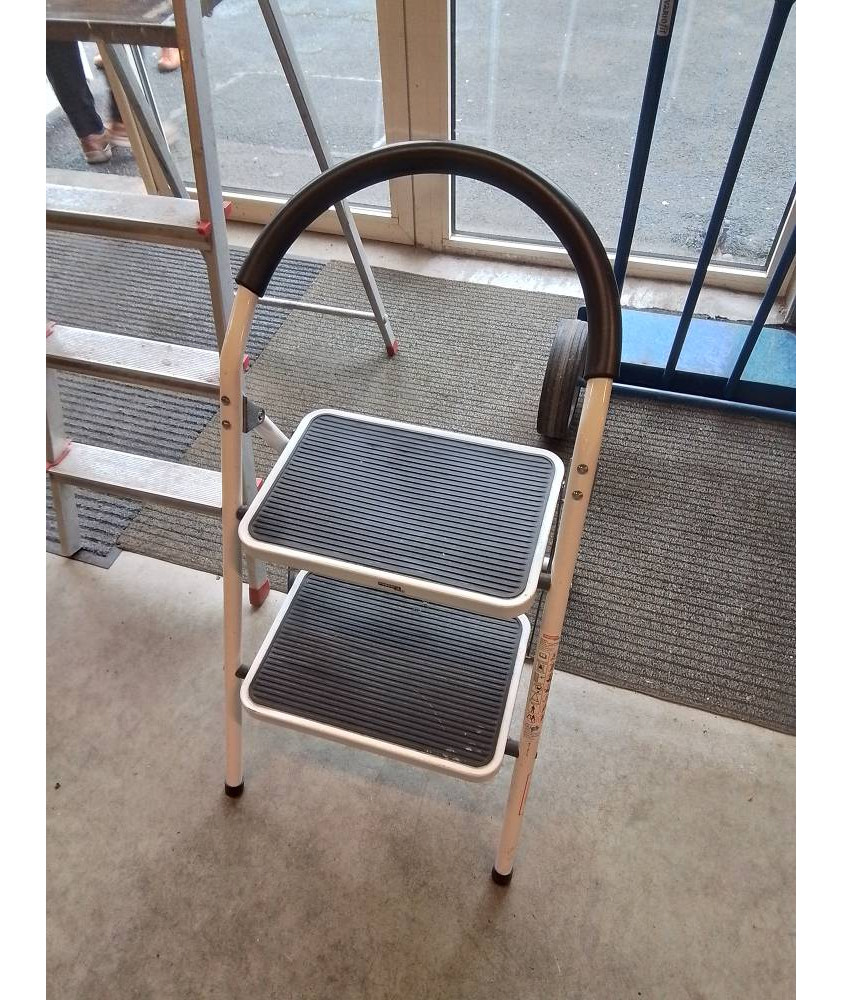 ESCABEAU MÉTAL POWERFIX 2 MARCHES