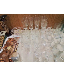 VERRE A PIED OCTOGONAL 