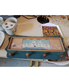 PORTE MANTEAU THÈME MARITIME 