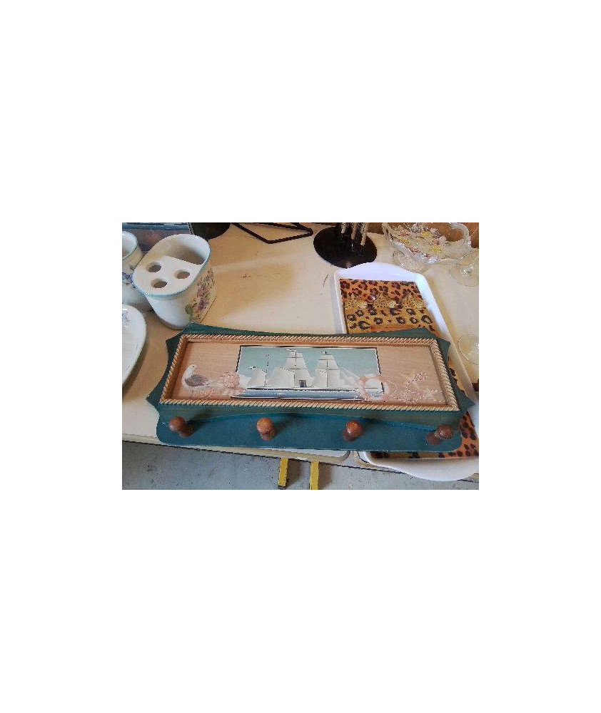 PORTE MANTEAU THÈME MARITIME 