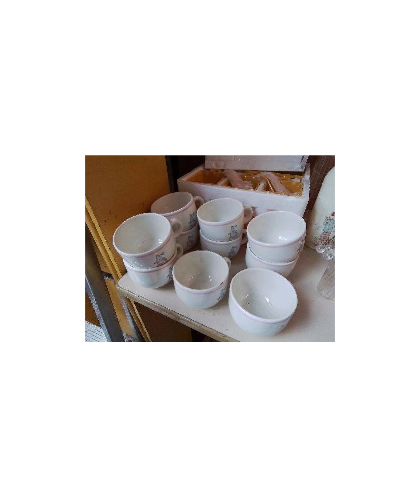 TASSE ITALIENNE DAME À VÉLO 