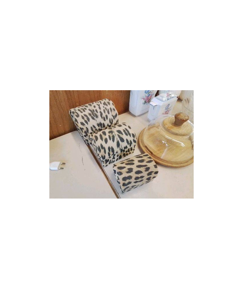 TRIO BOITE À BIJOUX LÉOPARD 