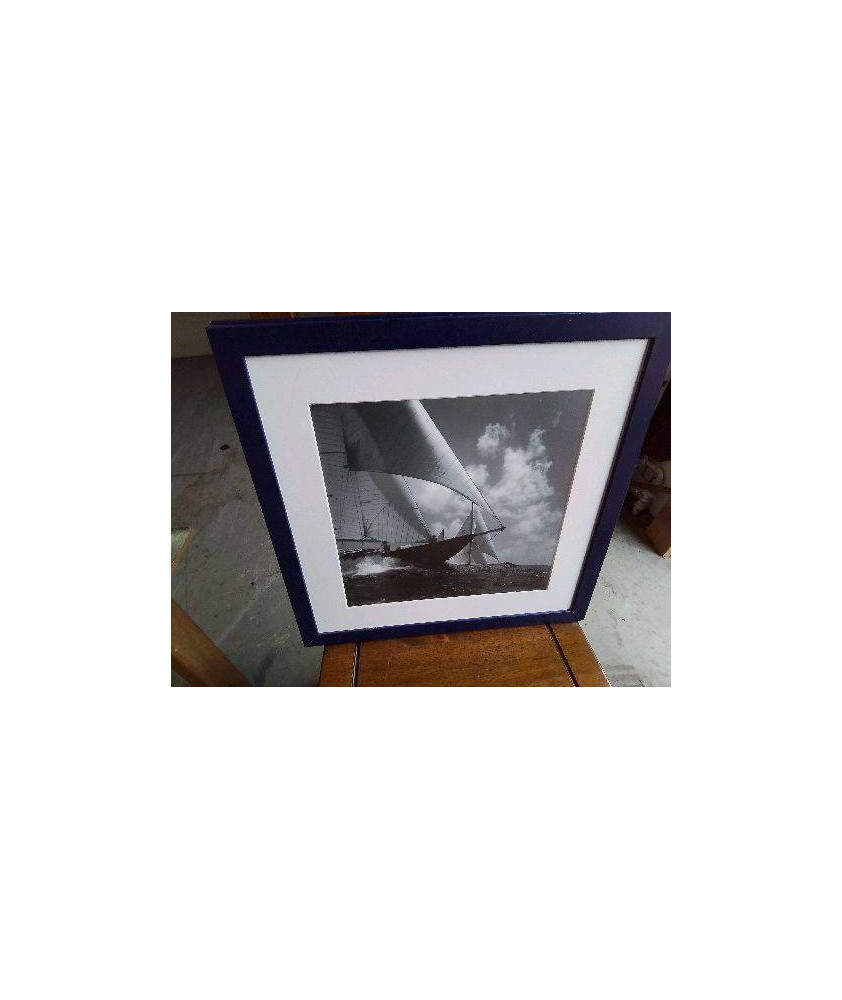 PHOTO DE VOILIER ENCADRÉ 