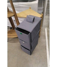 RANGEMENT TISSU 3 TIROIRS A SUSPENDRE 