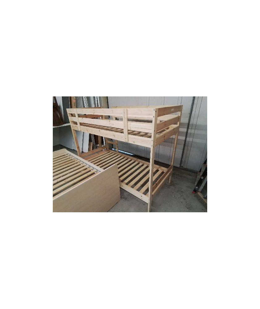 LIT SUPERPOSÉ PIN IKEA 90X200