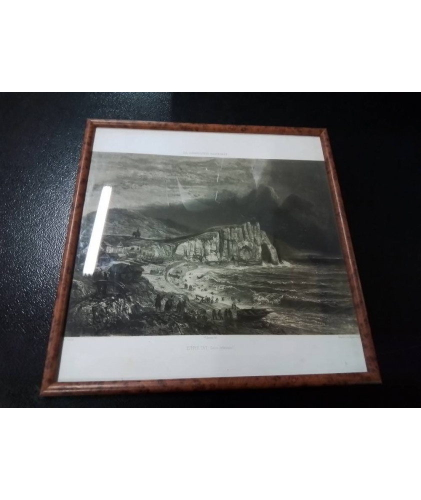 LITHOGRAPHIE ETRETAT LEON JEAN BAPTISTE SABATIER 1827 1887