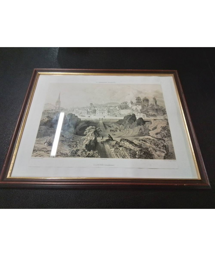 LITHOGRAPHIE LILLEBONNE JEAN LOUIS TIRPENNE 1801 1867 