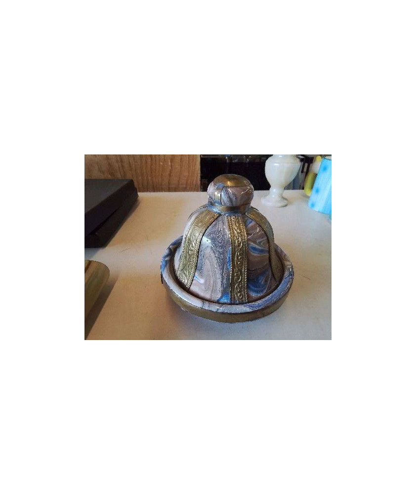 MINI TAJINE EN DECOR LAITON 