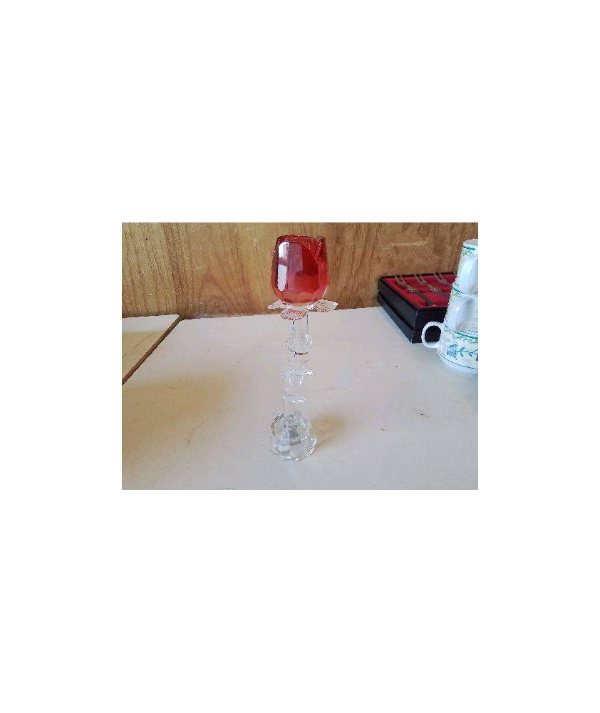 ROSE EN VERRE